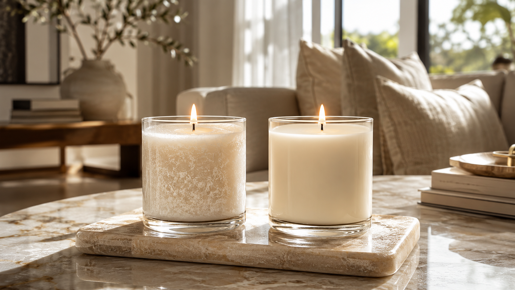 Hand-Poured Soy Candles – Natural & Eco-Friendly