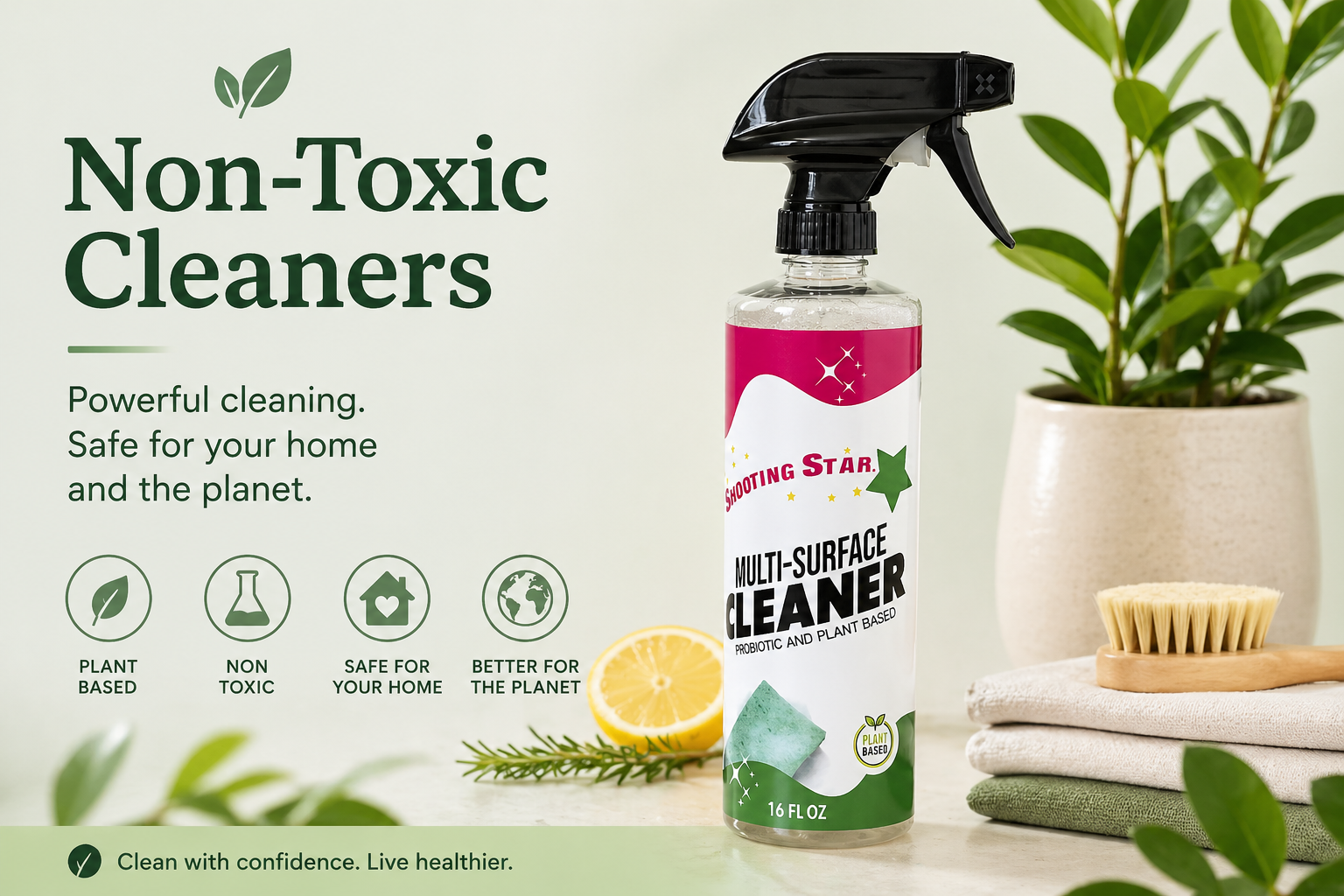 Non Toxic Cleaners for a Healthier Home