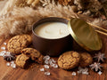 Natural iced gingersnap holiday scented candle, 8 oz