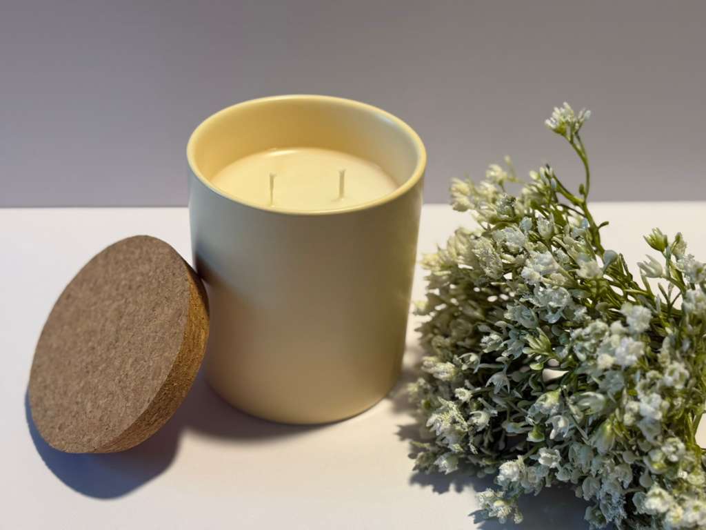 Limoncello Crème Candle – Luxury Citrus Dessert Scent | Clean Burning Coconut Apricot Wax