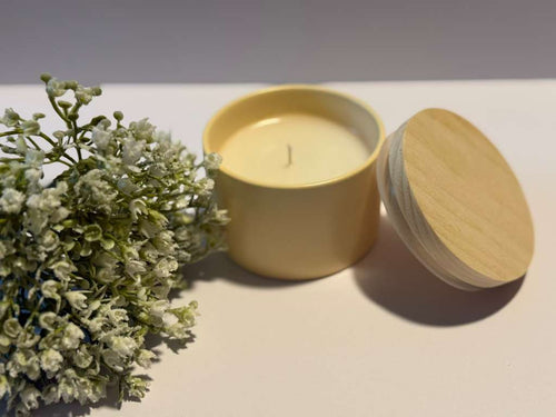 Limoncello Crème Candle – Luxury Citrus Dessert Scent | Clean Burning Coconut Apricot Wax