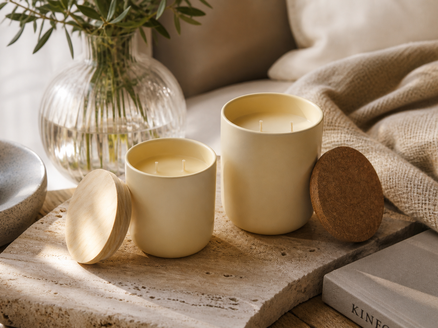 Limoncello Crème Candle – Luxury Citrus Dessert Scent | Clean Burning Coconut Apricot Wax