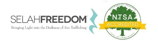 Selah Freedom anti human trafficking organization and NTSA accredited partner logo